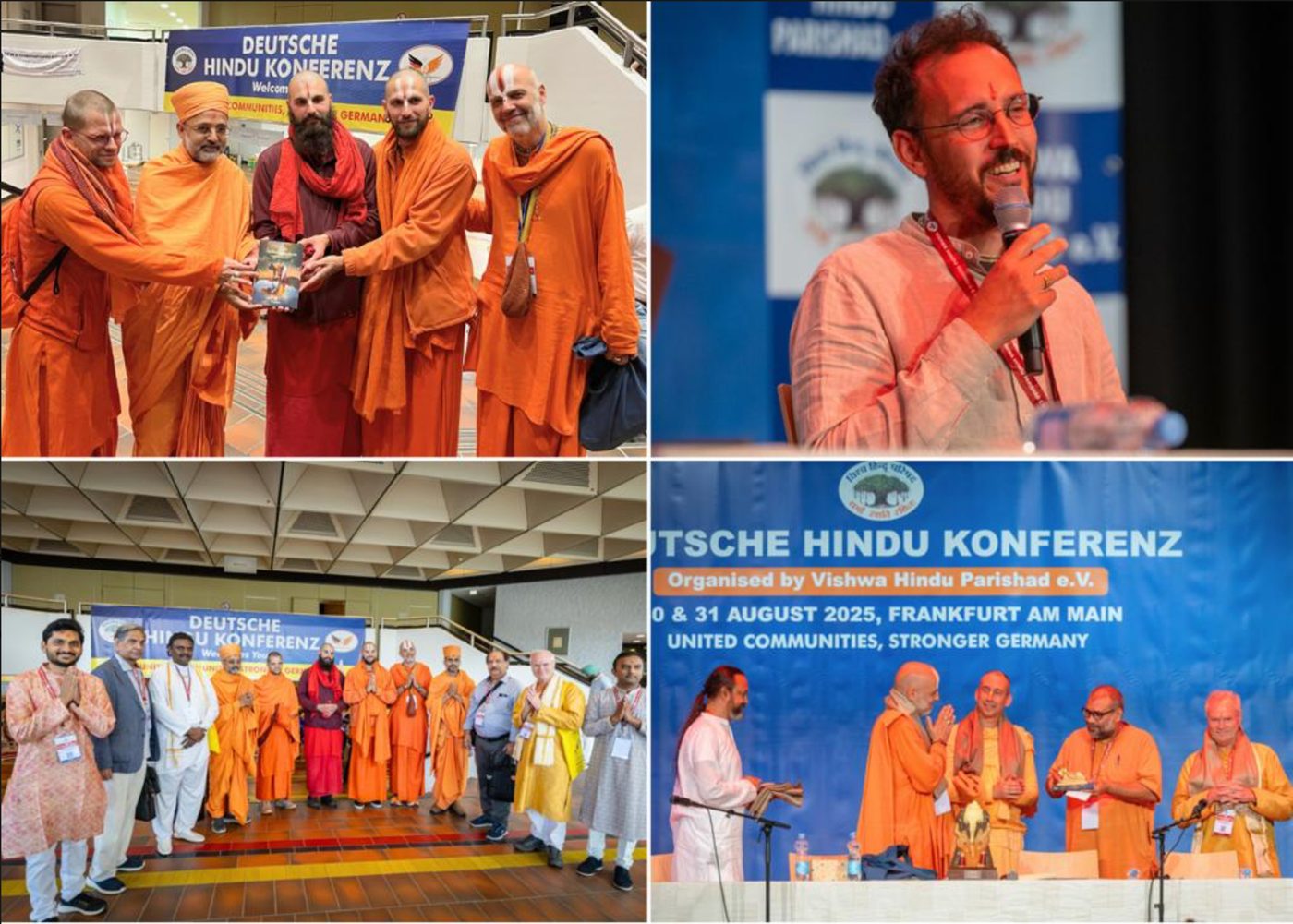 Bhakti Marga representatives at the German Hindu Conference